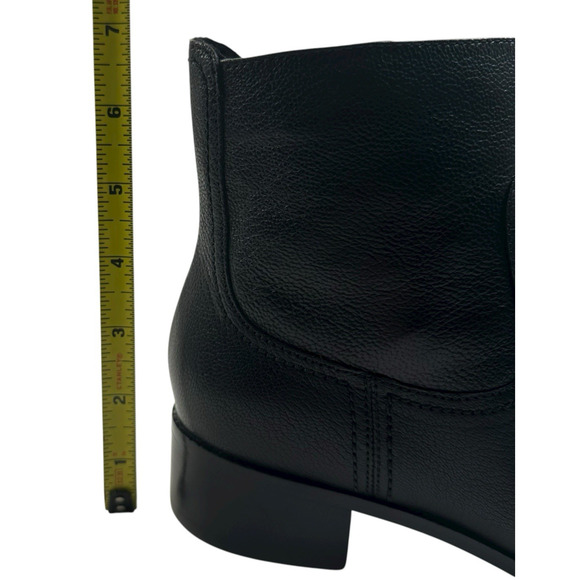 COLE HAAN Naia Black Leather Ankle Boots Womens Size 7B Side Zip New $200 A - Picture 9 of 13